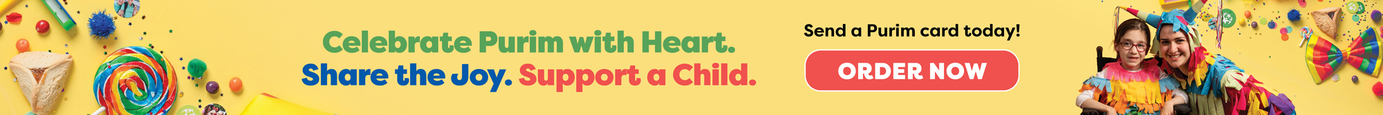 Order Purim Chai Cards